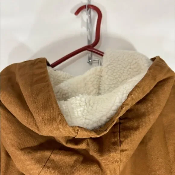 NWT Lee Workwear 1989 Heavy Caramel Tan Canvas Bomber Jacket Coat XLarge NWT - Picture 4 of 8